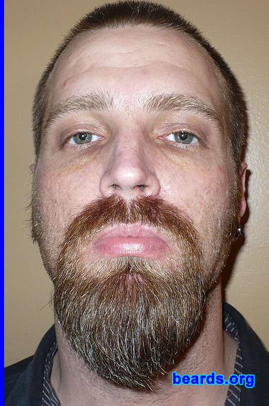 Travis P.
Bearded since: 2009.  I am an experimental beard grower.

Comments:
I grew my beard because I just thought I'd see how it came out.

How do I feel about my beard? I like it...but it's still growing.
Keywords: goatee_mustache