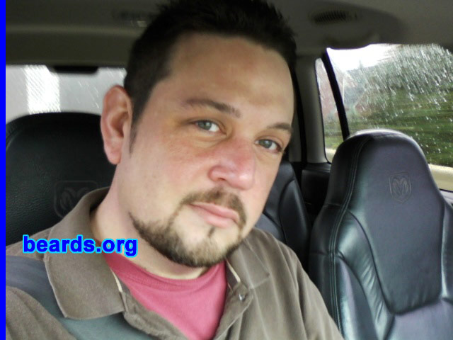 Troy
Bearded since: 1989.  I am a dedicated, permanent beard grower.

Comment:
I grew my beard because I like the way it looks and feels.

How do I feel about my beard? I think it looks good.
Keywords: goatee_mustache extended_goatee