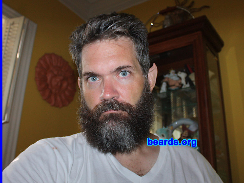 William S.
Bearded since: 1993. I am a dedicated, permanent beard grower.

Comments:
I grew my beard because I believe it is how I am meant to look. It suits my face.

How do I feel about my beard? I get many compliments on it, which helps my self-confidence. It gives me a feeling of security, like a blanket.
Keywords: full_beard