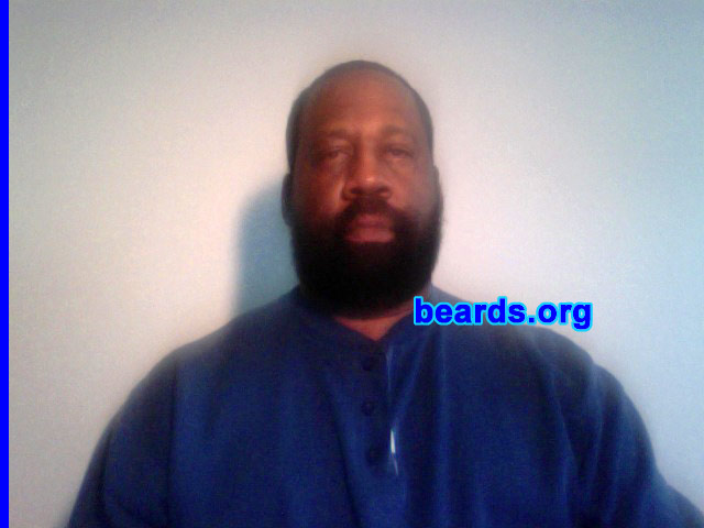 Yusef
Bearded since: August 2012.  I am an experimental beard grower.

Comments:
Why did I grow my beard? I simply hate shaving. The beard distinguishes a man from a woman. When I was clean shaven, I noticed the difference in how women behave towards me, as opposed to when I am wearing a beard. I get less arguments and less hassles from men and women when I am wearing my beard. Leviticus 19:27 ...ye shall not round the corners of thy head, neither shall thy mar the edges of thy beard. I think that says it all!

How do I feel about my beard? It's a part of my body. I will probably never shave again! Job or no job! I love the fact that I don't have to worry about cutting myself shaving. I love the effect my beard has on other people. I get all kinds of reactions. You can see the negative emotions in people's faces. It acts as a screen to filter out the people I wouldn't waste my time with in the first place. I love my beard!
Keywords: full_beard