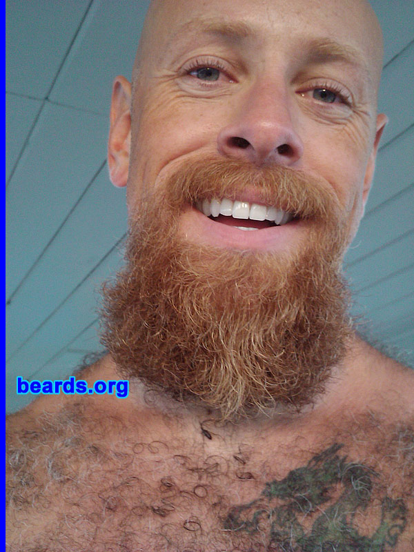 Matt
Bearded since: 1993.  I am a dedicated, permanent beard grower.

Comments:
I grew my beard because men up north wear beards!  I feel naked without it.

How do I feel about my beard?  Proud!
Keywords: full_beard