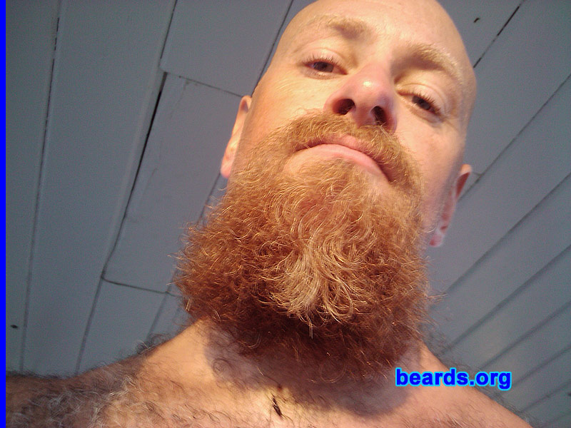 Matt
Bearded since: 1993.  I am a dedicated, permanent beard grower.

Comments:
I grew my beard because men up north wear beards!  I feel naked without it.

How do I feel about my beard?  Proud!
Keywords: full_beard