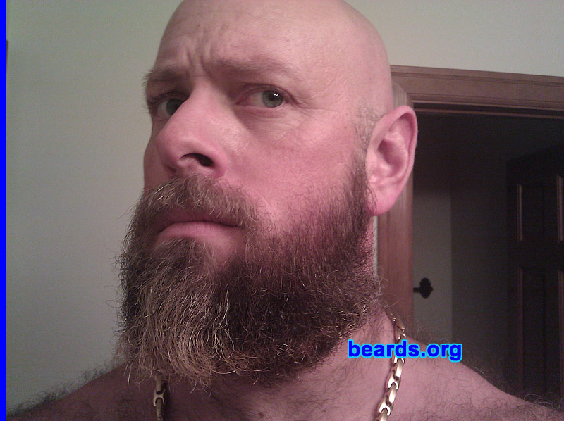 Matt
Bearded since: 1993.  I am a dedicated, permanent beard grower.

Comments:
I grew my beard because men up north wear beards!  I feel naked without it.

How do I feel about my beard?  Proud!
Keywords: full_beard