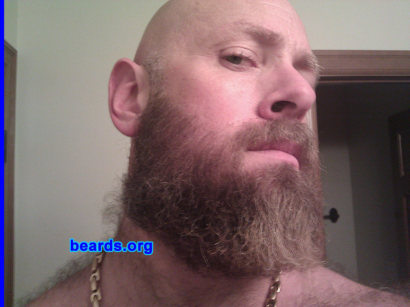 Matt
Bearded since: 1993.  I am a dedicated, permanent beard grower.

Comments:
I grew my beard because men up north wear beards!  I feel naked without it.

How do I feel about my beard?  Proud!
Keywords: full_beard