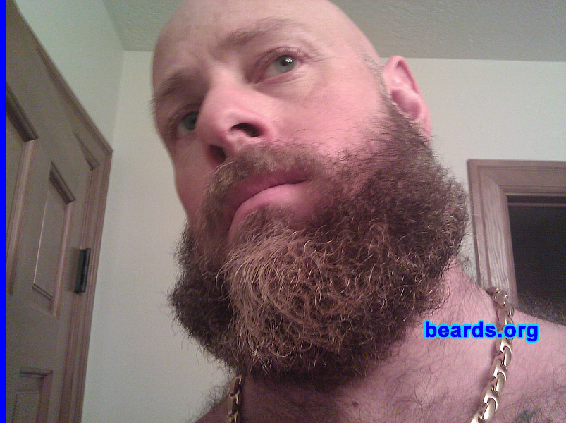 Matt
Bearded since: 1993.  I am a dedicated, permanent beard grower.

Comments:
I grew my beard because men up north wear beards!  I feel naked without it.

How do I feel about my beard?  Proud!
Keywords: full_beard