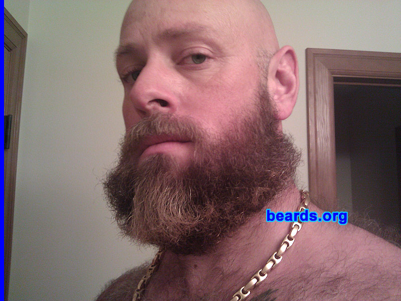 Matt
Bearded since: 1993.  I am a dedicated, permanent beard grower.

Comments:
I grew my beard because men up north wear beards!  I feel naked without it.

How do I feel about my beard?  Proud!
Keywords: full_beard