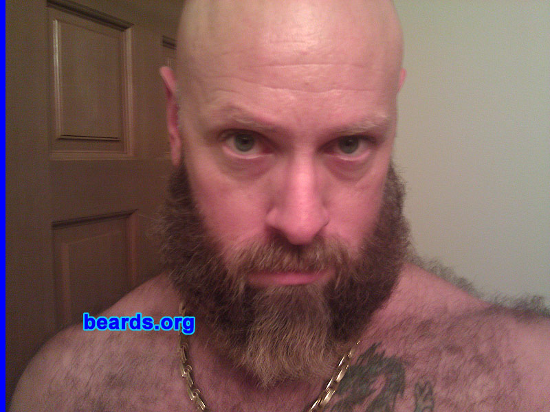 Matt
Bearded since: 1993.  I am a dedicated, permanent beard grower.

Comments:
I grew my beard because men up north wear beards!  I feel naked without it.

How do I feel about my beard?  Proud!
Keywords: full_beard