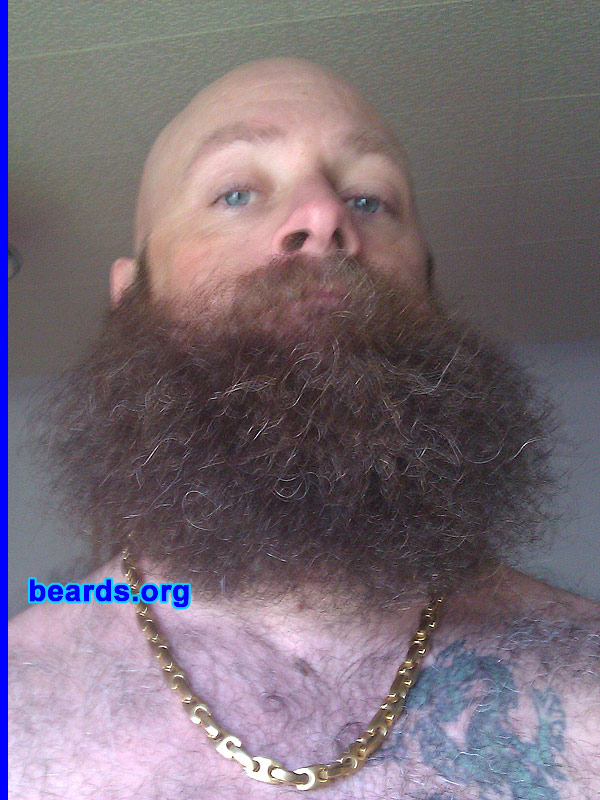 Matt
Bearded since: 1993. I am a dedicated, permanent beard grower.

Comments:
I grew my beard because men up north wear beards! I feel naked without it.

How do I feel about my beard? Proud! 
Keywords: full_beard