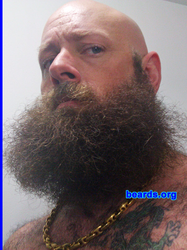 Matt
Bearded since: 1993. I am a dedicated, permanent beard grower.

Comments:
I grew my beard because men up north wear beards! I feel naked without it.

How do I feel about my beard? Proud! 
Keywords: full_beard