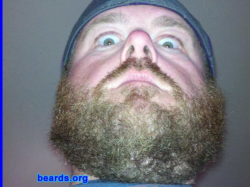 Alfred
Bearded since: 2011. I am an experimental beard grower.

Comments:
This beard that I'm growing is more of an experiment. I have started a video journey and have taken daily footage of the growth of my beard. I'm a "YouTuber" and have seen many videos about beards, but mine will be the most EPIC, I promise. :)

How do I feel about my beard? I feel fairly good about my beard. The only real complaint I have about my beard is the color (reddish tint), that it's not the same as my head color. It's all good in the hood though.
Keywords: full_beard
