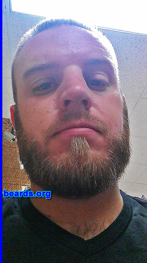 Adam K.
Bearded since: 2005. I am a dedicated, permanent beard grower.

Comments:
Why did I grow my beard? I liked the way it looked after I could first start to grow one.

How do I feel about my beard? I love it. I like how full and thick it gets and I think it fits my personality.
Keywords: full_beard