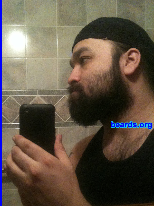 Daniel
Bearded since: 2010. I am an occasional or seasonal beard grower.

Comments:
My beard is a seasonal thing.  Living in Chicago cold weather, it comes in handy.

How do I feel about my beard? I like it, though I don't have much experience grooming it.  It gets wild and out of control some times. I tend to trim it a bit.
Keywords: full_beard