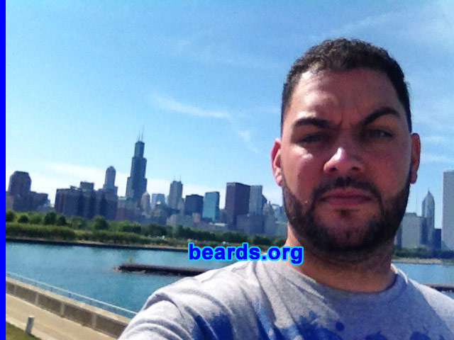 David N.
Bearded since: 2004. I am a dedicated, permanent beard grower.

Comments:
I grew my beard because I liked the way beards look.

How do I feel about my beard? I love having a beard. I just wish my beard hair was more straight. Haha.
Keywords: full_beard