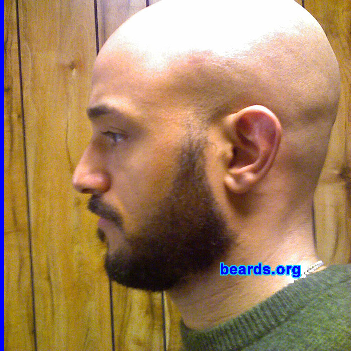 Herb
Bearded since: 2007.  I am an occasional or seasonal beard grower.

Comments:
It's been five years since I last grew a full beard, so I decided to do so again. My growth this time around, much like last, is symbolic of personal growth occurring in my life.

How do I feel about my beard? I love it! Some people in my life don't really like it or want me to cut it, but I committed to the cause. When you can't grow hair up top, a beard is the next best thing!
Keywords: full_beard