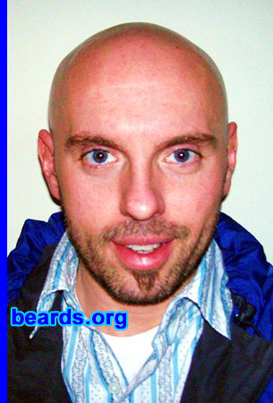 JJ
Bearded since: 2005.  I am an experimental beard grower.

Comments:
I grew my beard to contrast with my shaved head.

How do I feel about my beard?  It's got a good start.
Keywords: full_beard