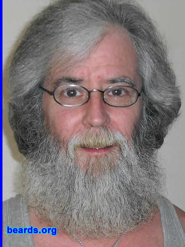 John M.
Bearded since: 1980.  I am a dedicated, permanent beard grower.

Comments:
I grew my beard  because I could and I don't like to shave. People have told me I look better with one than without.

How do I feel about my beard?  I love it. I have always kept it short, but shaved it off in April of 2009. What a mistake that was. I haven't shaved since then and plan on letting it continue to grow.
Keywords: full_beard