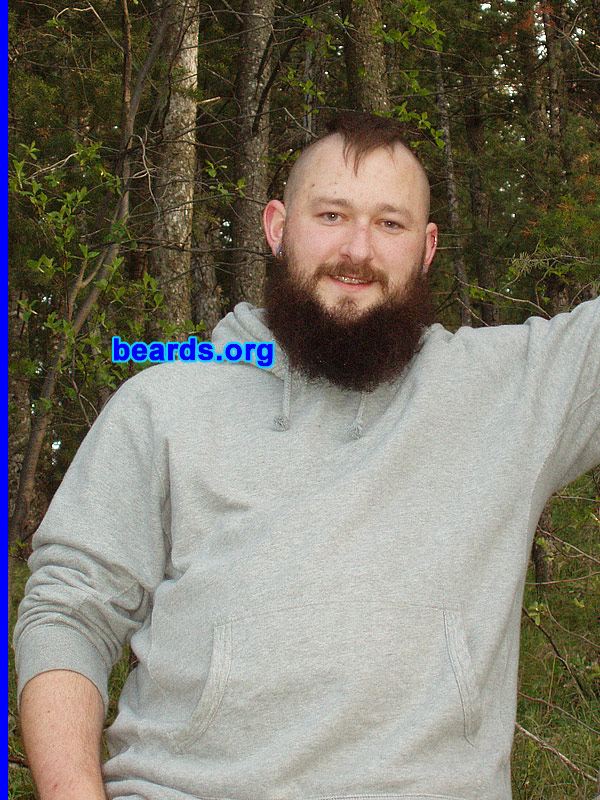 J.D.
Bearded since: 2004.  I am a dedicated, permanent beard grower.

Comments:
I grew my beard because I like the way it looks.

How do I feel about my beard? I love my beard. I wish it were longer, but I am working on that.
Keywords: full_beard