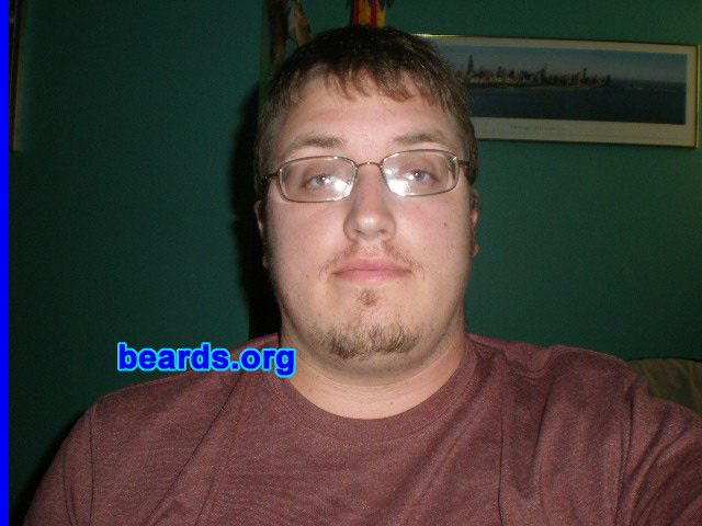 Ryan
Bearded since: 2008.  I am an experimental beard grower.

Comments:
I grew my beard because I always wanted to and was not able to until now.

How do I feel about my beard? I love it and can't wait to try out different styles.
Keywords: goatee_mustache