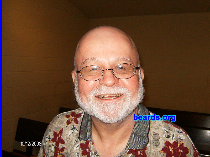 Tony K.
Bearded since: 1985.  I am a dedicated, permanent beard grower.

Comments:
I grew my beard because I wanted to be daring and to be different.

How do I feel about my beard?  I love it but, sigh, it has turned white.
Keywords: full_beard