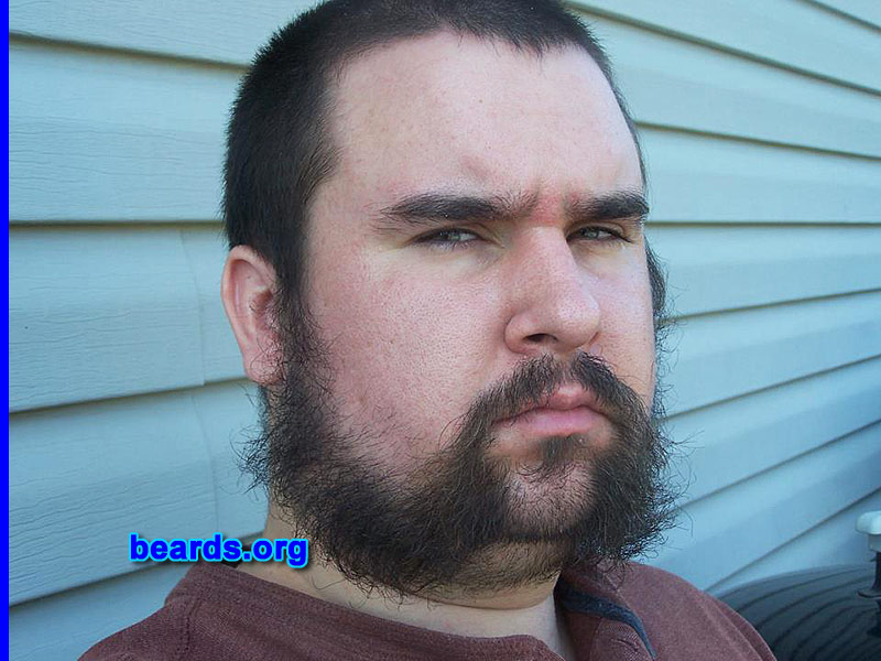 Tyler J.
I am an occasional or seasonal beard grower.

Comments:
Why did I grow my beard?  To keep my face warm for the winter I decided to grow friendly mutton chops as few people grow this style, also to show off to the ladies! Everyone complimented me, of course.

How do I feel about my beard? Proud to be a grower!
Keywords: mutton_chops