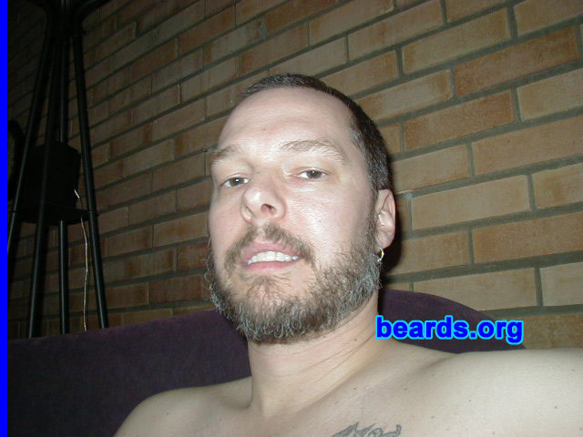 Doug
Bearded since: 1995.  I am a dedicated, permanent beard grower.

Comments:
I grew my beard originally because I wanted to look older and stylish. I've always wanted a beard, but growing a full beard didn't look so good. I started with the mustache and goatee and had that for about 7 years. Then, over a vacation, I let the rest grow in. I had a very short beard and mostly just a chin strap. Gradually since then I've been letting the whole beard grow in.

It makes me feel masculine and confident. Most men I know don't let their beards grow. They shave them off after a few weeks or keep them really short. I'd like mine to be thicker, but I have sparse growing hairs and there's not much I can do about that. My wife likes the gray that I'm getting, so that's definitely a plus!
Keywords: full_beard