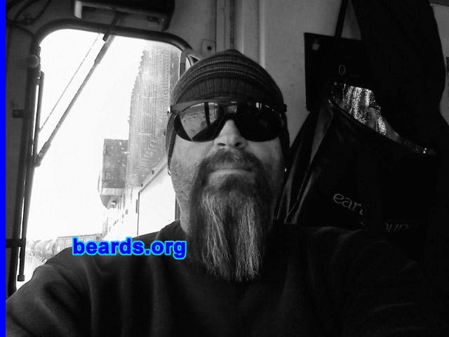 Dink Crandall
Bearded since: 2008.  I am a dedicated, permanent beard grower.

Comments:
I grew my beard because my girlfriend said it looked funky.

How do I feel about my beard?  I love my beard.
Keywords: goatee_mustache