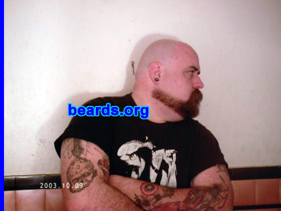 Eric H.
Bearded since: age 18.  I am an occasional or seasonal beard grower.

Comments:
Women have makeup to change their looks.  Men have facial hair.

How do I feel about my beard?  Love it!  Always have.  Always will!
Keywords: goatee_mustache