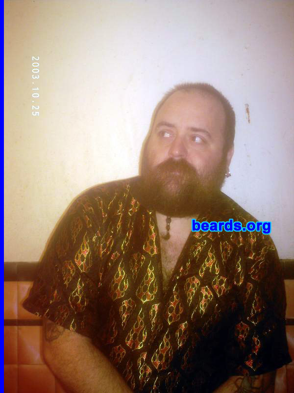 Eric
Bearded since: age eighteen, off & on.  I am an occasional or seasonal beard grower.

Comments:
I grew my beard because shaving sucks!!!

How do I feel about my beard? I feel really good about it and get a lot of compliments.  So I plan on keeping it for a long time.
Keywords: full_beard