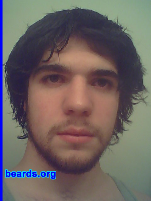 Hunter M.
Bearded since: 2007.  I am a dedicated, permanent beard grower.

Comments:
To be honest, I just got lazy.  I stopped shaving when I was about fifteen and a half. Some of the ladies like it, others don't.  But I look smarter with a beard. Why waste time shaving?

How do I feel about my beard? Very satisfied. All my friends call me "Wolverine" because I have so much hair and I love it. I have long hair now, but I think I might cut it just to accentuate the facial hair more.
Keywords: full_beard
