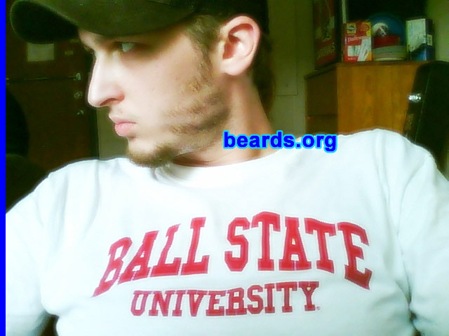 Josh M.
Bearded since: 2002.  I am an experimental beard grower.

Comments:
I grew my beard because I love beards.

How do I feel about my beard?  I love my beard.
Keywords: goatee_only