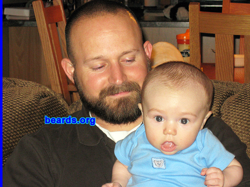 Jason N.
Bearded since: 1996.  I am an experimental beard grower.

Comments:
I grew my beard because it's great fun.

How do I feel about my beard? Special, until I found this site.
Keywords: full_beard