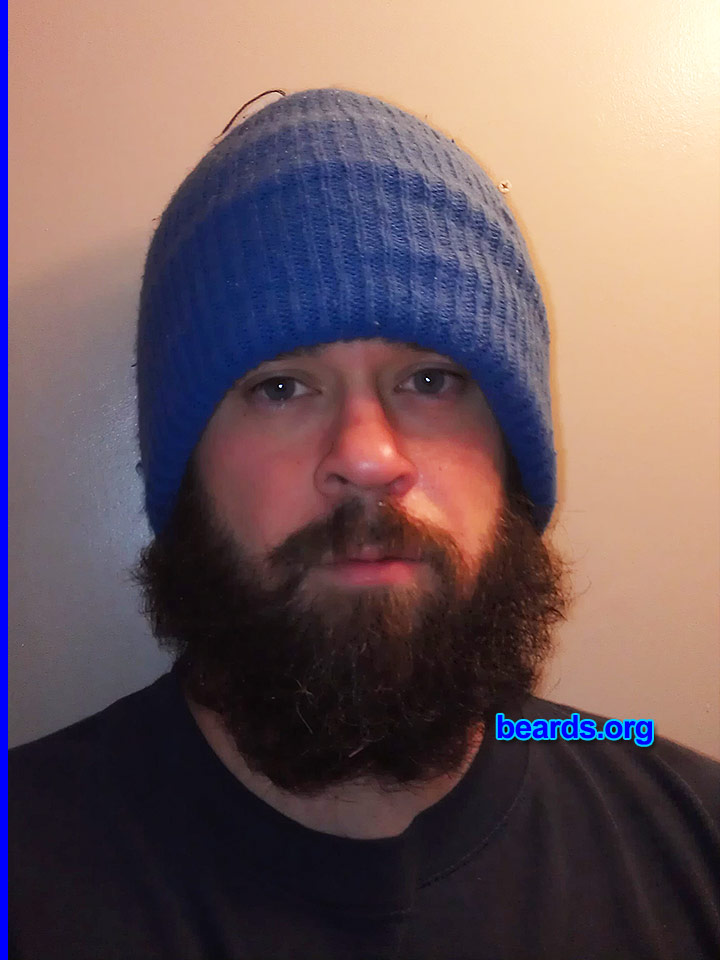 Keith
Bearded since: 2011. I am a dedicated, permanent beard grower.

Comments:
Why did I grow my beard? Just to see if I could, because before 2011 I was always clean shaven. Liked it.  Started growing it.

How do I feel about my beard? Wild definitely.
Keywords: full_beard