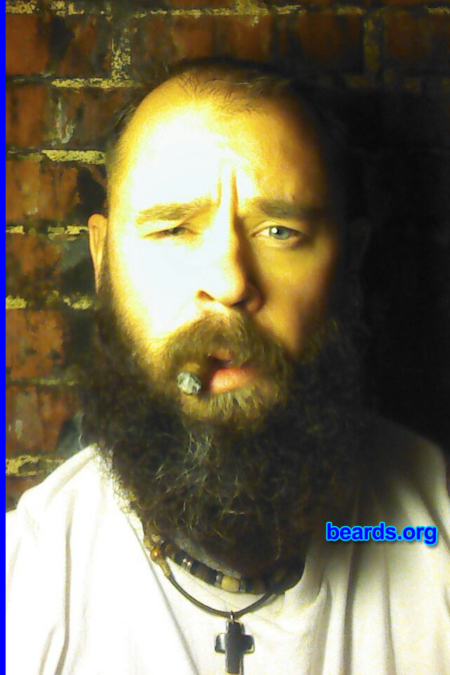 Keith
Bearded since: 2011. I am a dedicated, permanent beard grower.

Comments:
Why did I grow my beard? Just to see if I could, because before 2011 I was always clean shaven. Liked it.  Started growing it.

How do I feel about my beard? Wild definitely.
Keywords: full_beard