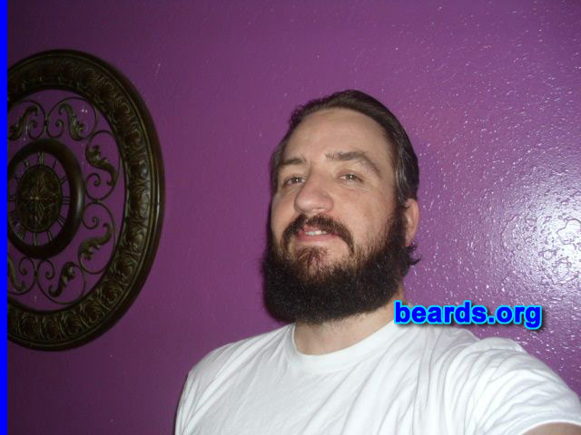 Lee
Bearded since: 2012. I am a dedicated, permanent beard grower.

Comments:
Why did I grow my beard? I have always had a beard, but I only recently started growing it long. I'm not sure why I decided to do it. I am thirty-six this year.  So I guess it's just a thing to do as I get older.

How do I feel about my beard? I really enjoy it now that it's past the six-month mark.
Keywords: full_beard