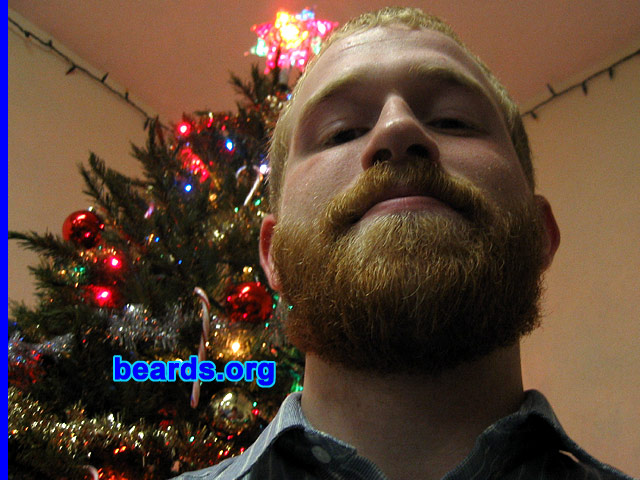 Matt Baughman
Bearded since: 2005. I am an occasional or seasonal beard grower.

Comments:
I grew my beard for mainly practical purposes (winter season, ease of facial maintenance, etc), however, my love for my own beard has grown and continues to grow. I love my beard almost as much as I love Christmas, and I really love Christmas. 
Keywords: full_beard
