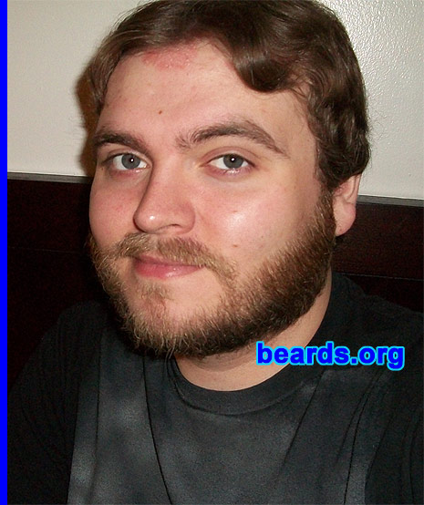 Matt H.
Bearded since: 2012.  I am an experimental beard grower.

Comments:
I grew my beard because I have a new job where I can go a beard.

How do I feel about my beard? This is my first beard and I like it!
Keywords: full_beard