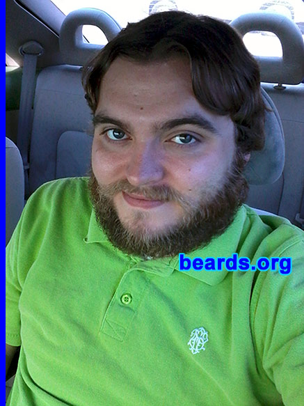 Matt H.
Bearded since: 2012.  I am an experimental beard grower.

Comments:
I grew my beard because I wanted to see what I look like with a beard.

How do I feel about my beard? It's been four months and I like it.
Keywords: full_beard