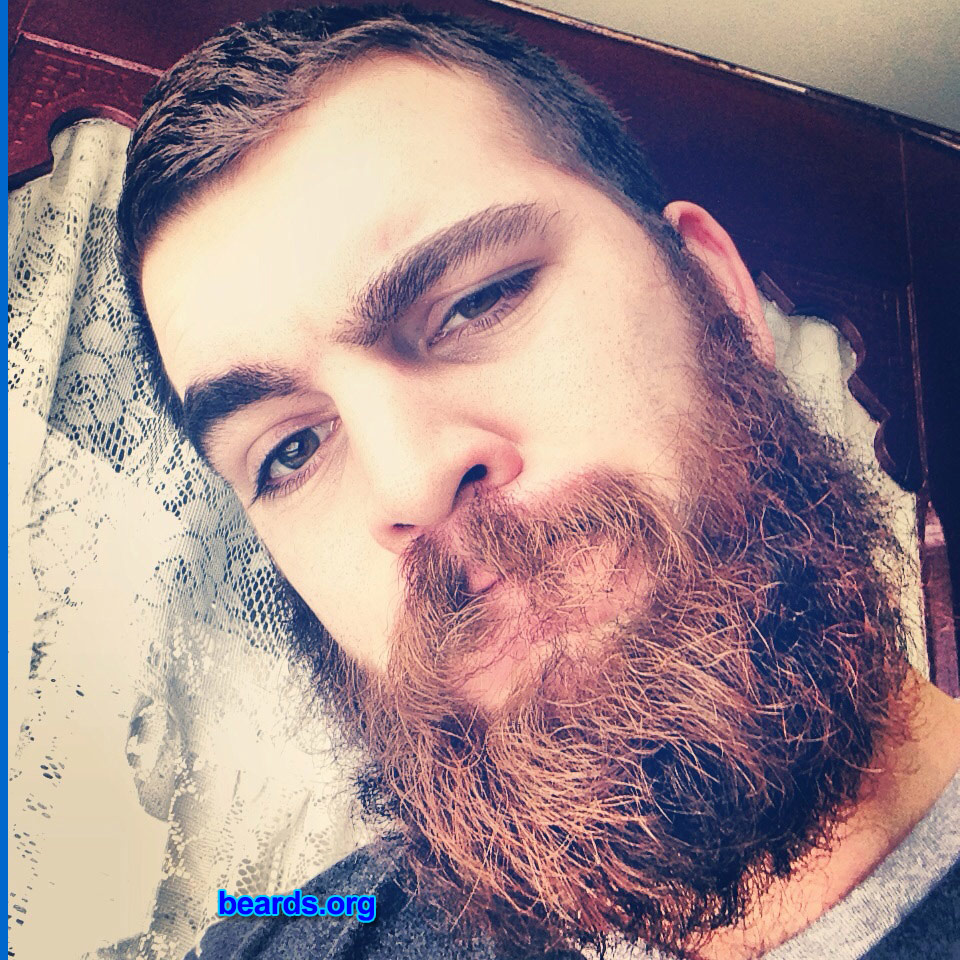 Marcus M.
Bearded since: 2008. I am a dedicated, permanent beard grower.

Comments:
Why did I grow my beard? I grew my beard simply because it's a gift which I've been given. I doubt I'll ever go back to clean shaved.

How do I feel about my beard? My beard and I are buddies.  We don't go anywhere without each other. He makes me complete.
Keywords: full_beard
