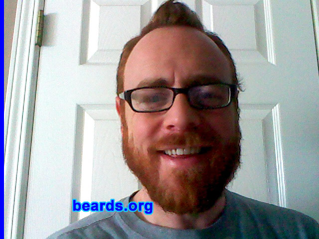 Patrick K.
Bearded since: 2006. I am a dedicated, permanent beard grower.

Comments:
I grew my beard because I hate shaving. After growing it, I received many compliments.  So I kept it.

How do I feel about my beard?  I love it.
Keywords: full_beard