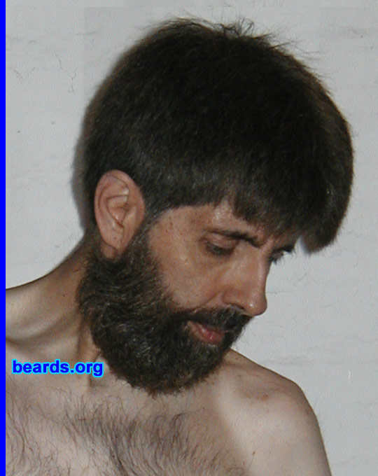 Ray
Bearded since: 1975. I am a dedicated, permanent beard grower.

Comments:
I grew my beard because it makes me feel more masculine, manly, and macho. I like the way I look in it. It makes me feel more confident as a man.

How do I feel about my beard? I love it! It's dark, full, wiry and grows and grows and grows!
Keywords: full_beard