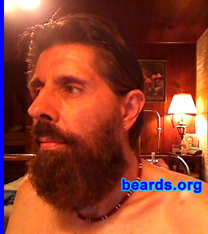 Ray B.
Bearded since: 1971. I am a dedicated, permanent beard grower.

Comments:
I grew my beard because it makes me feel more manly and because I love beards.

How do I feel about my beard? It is longer now that it EVER has been. I'm going for some kind of record here.
Keywords: full_beard