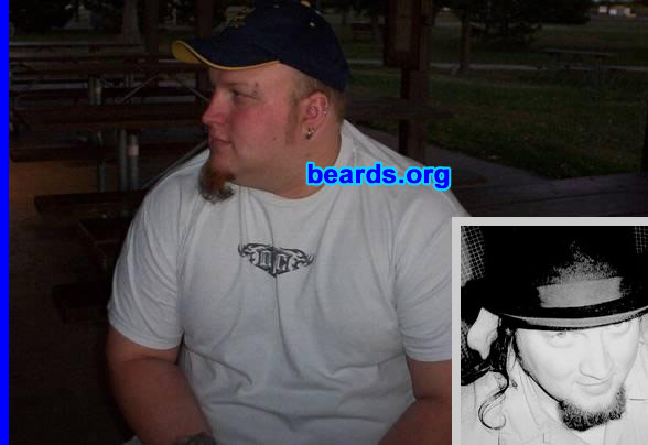 Allan Baker
Bearded since: 1995.  I am a dedicated, permanent beard grower.

Comments:
Why did I grow my beard? It started just to look older. Then it became a regular habit.
 
How do I feel about my beard?  I think I could not go without it. Usually when I change it, I let it grow out so I can shape it differently.
Keywords: goatee_only