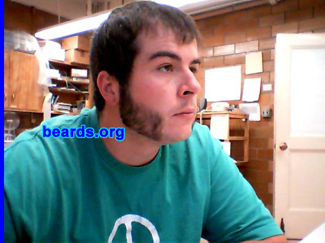 Brandon
Bearded since: 2007.  I am a dedicated, permanent beard grower.

Comments:
Why did I grow my beard? Why not grow a beard?

How do I feel about my beard?  Usually I have a full beard. But every now and again I feel the need to change it up and sport some chops.
Keywords: mutton_chops