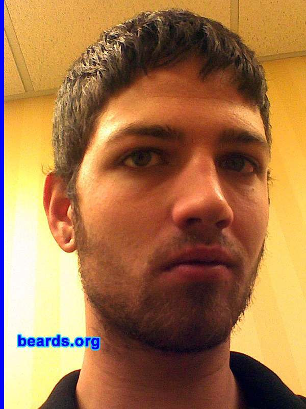 Ernie Drake
Bearded since: 2008.  I am an experimental beard grower.

Coments:
I grew my beard because I really wanted to see if I could, and if it looked good on me.

How do I feel about my beard?  I feel that it's too early to formulate an opinion on it.  I think i have a decent start and we'll see how it ends up.  I'll submit more pictures as the beard progresses.
Keywords: full_beard
