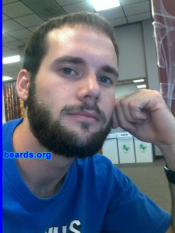 Kendall
Bearded since: 2009. I am an occasional or seasonal beard grower.

Comments:
I grew my beard because I think it's pretty manly and my friends like to pressure me into it because I can and they cannot.  :) LOL.

How do I feel about my beard? My opinion changes almost every day on my beard. I like it some days, others not...
Keywords: full_beard