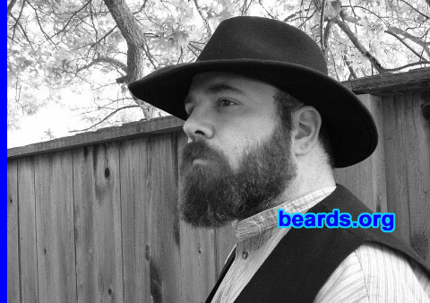 Matthew
Bearded since: 2005.  I am a dedicated, permanent beard grower.

Comments:
I grew my beard because I have always wanted to grow a full beard.  My job affords me the luxury of having a full beard without worry of having to shave it off.

How do I feel about my beard?  I believe my beard is a manifestation of how I see myself in my mind's eye. I believe that a man's beard is true extension of his inner self.
Keywords: full_beard