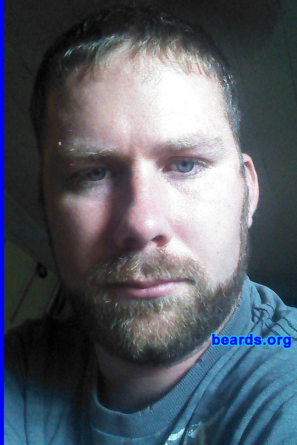 Chris
Bearded since: 2012. I am an occasional or seasonal beard grower.

Comments:
Why did I grow my beard? I feel more attractive than I do clean shaved, like my wife wants.  LOL.

How do I feel about my beard? Love it.  But it's young yet ,maybe a month old in this photo.
Keywords: full_beard