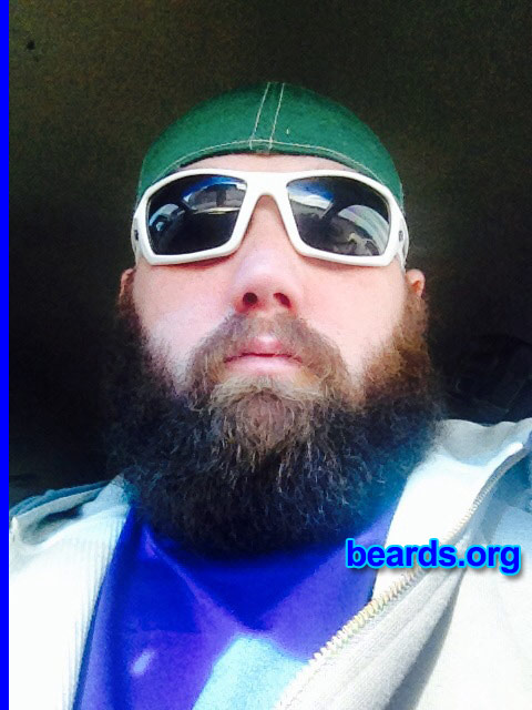 Dallen
Bearded since: 2010. I am a dedicated, permanent beard grower.

Comments:
Why did I grow my beard? I grew my beard because I can!!!!

How do I feel about my beard? I love it.
Keywords: full_beard