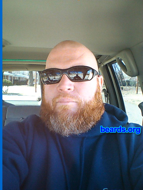 Dale
Bearded since: January 2014.

Comments:
Why did I grow my beard? Just wanted to try it. My dad has a really nice full beard. Wanted to see if the genes carried on.

How do I feel about my beard? Love it.
Keywords: full_beard
