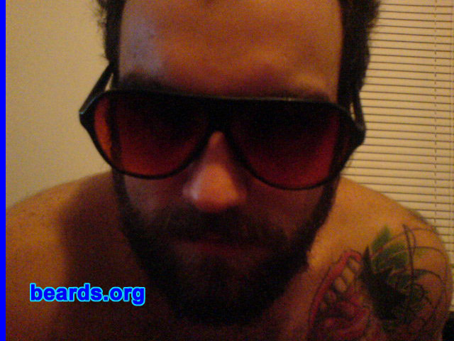 John
Bearded since: 2007.  I am an occasional or seasonal beard grower.

Comments:
I grew my beard because I like it in the winter and my old lady likes it. That, and I have an extreme hatred for shaving.

How do I feel about my beard?  It's pretty nice, but I'd like to see it longer.
Keywords: full_beard